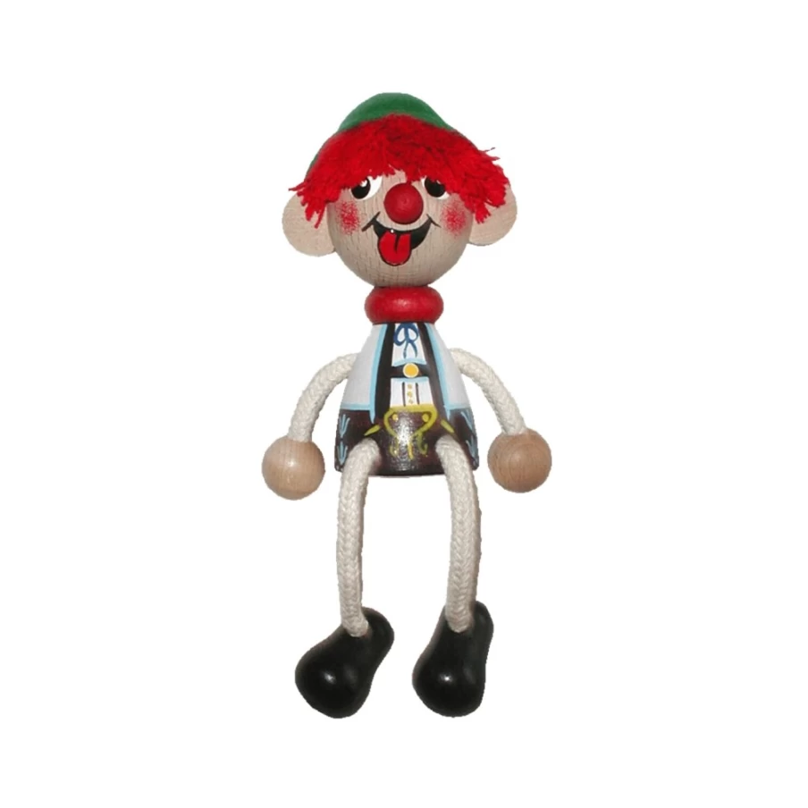 Käthe Wohlfahrt Haensel Swinging Christmas Figure - Handcrafted German Ornament