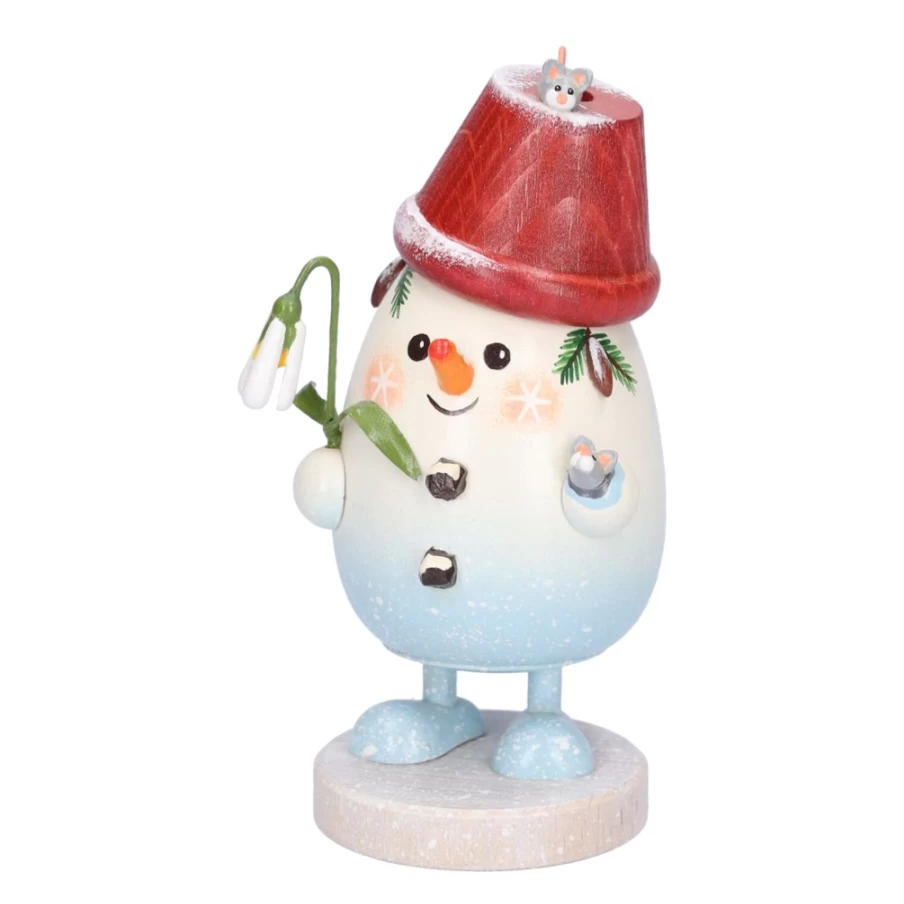 "Käthes Original Snow Baby Smoky Collectible Figurine – Handcrafted German Christmas Decoration"