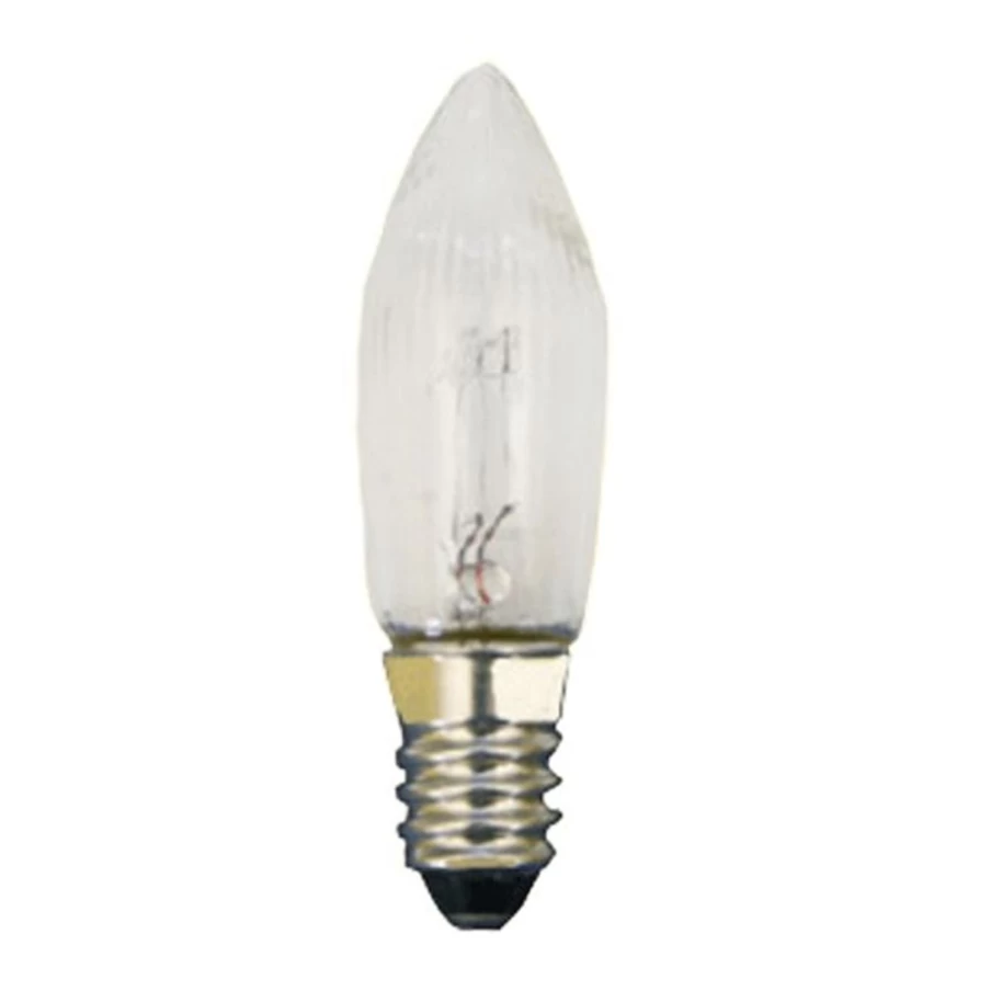 Käthe Wohlfahrt 3W Ribbed LED Light Bulb 19V Decorative Vintage Edison Style