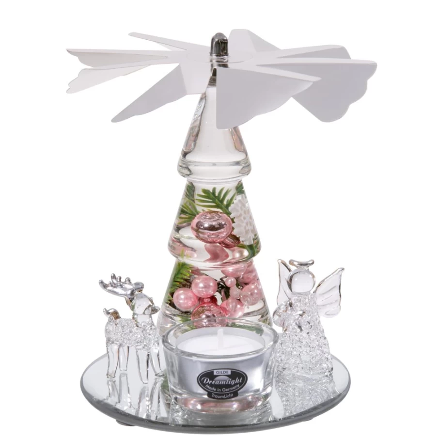 Käthe Wohlfahrt Dreamlight Frozen Nature Pyramid Mini Christmas Ornament