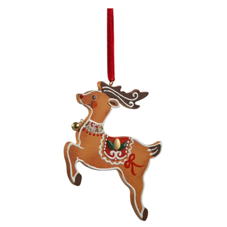 Käthes Original Handcrafted Gingerbread Reindeer – Festive Holiday Cookie Decorations