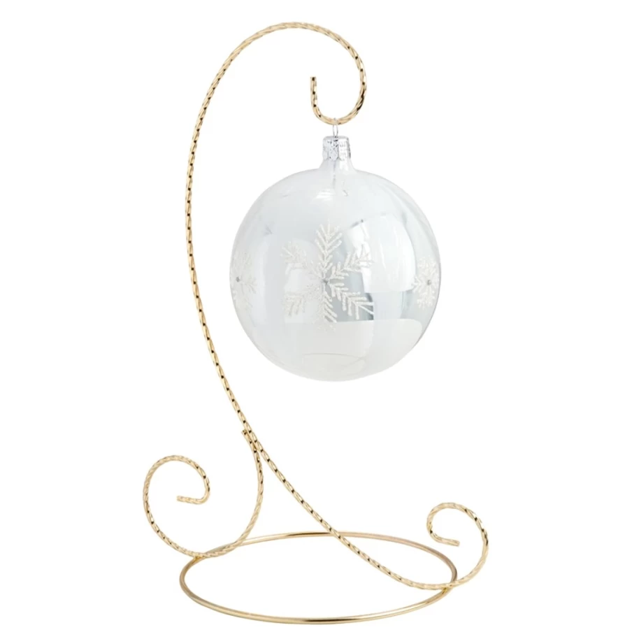 Käthe Wohlfahrt Large Gold Ornament Stand - Elegant Christmas Decoration Display