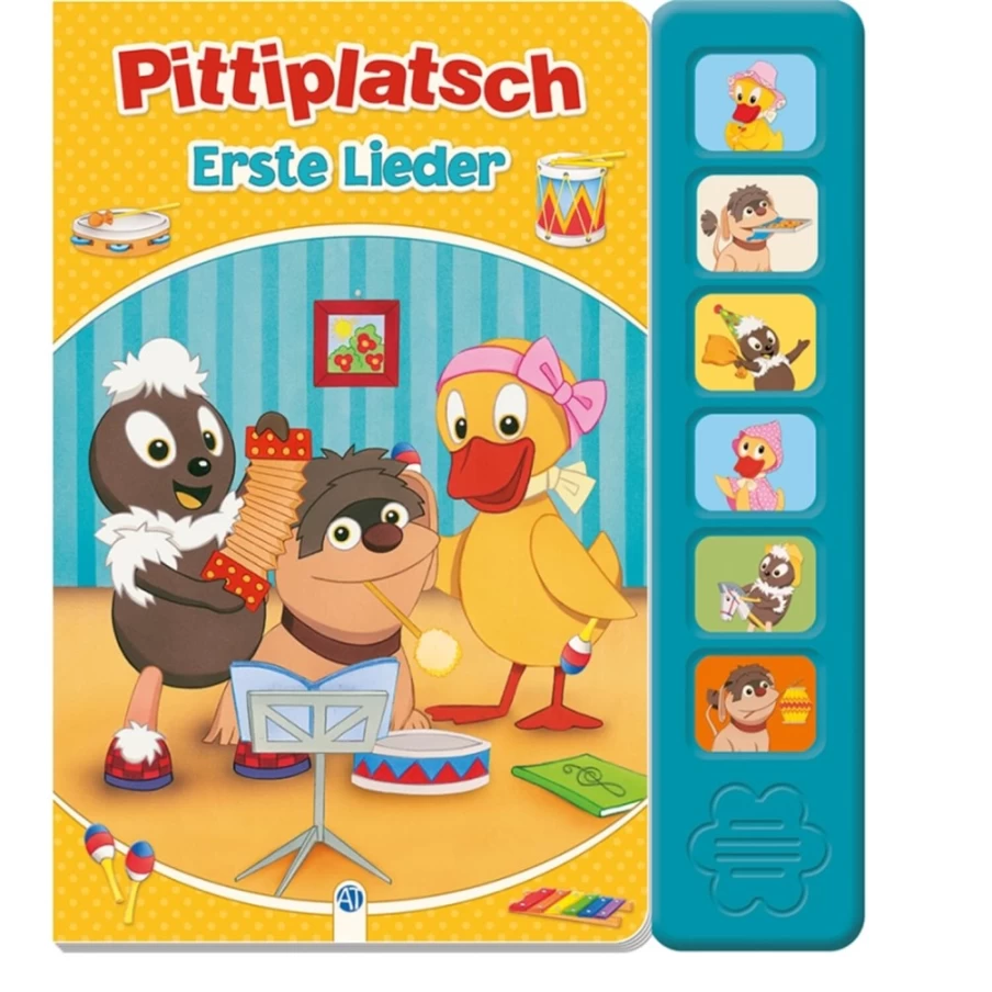 "First Songs With Pittiplatsch Sound Book by Trötsch Verlag – Interactive Children's Music Book"