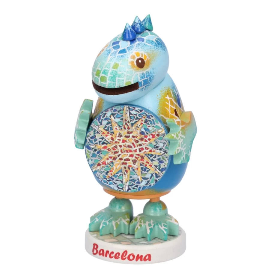 Käthes Original El Drac The Dragon Barcelona Smoky Figurine - Handcrafted Collectible Statue