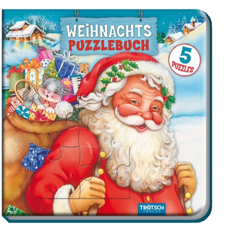 "Trötsch Verlag Christmas Puzzle Book – Festive Holiday Brain Teasers & Activities"