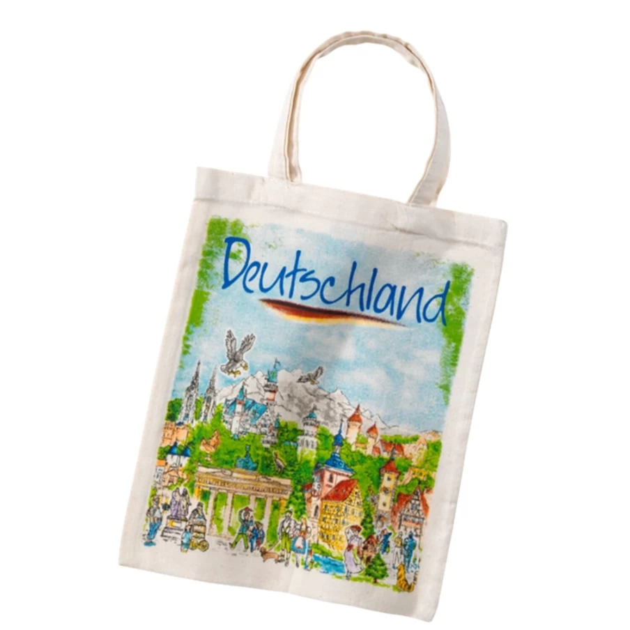 "Käthe Wohlfahrt Cotton Tote Bag - Small Size, Eco-Friendly & Durable"