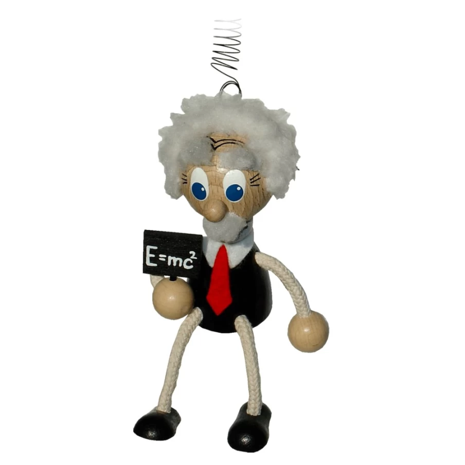 Käthe Wohlfahrt Swinging Einstein Figure - Handcrafted Decorative Collectible