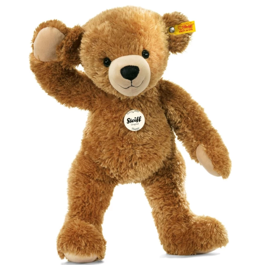 Steiff Teddy Bear "Happy" 28cm Plush Stuffed Animal Collectible
