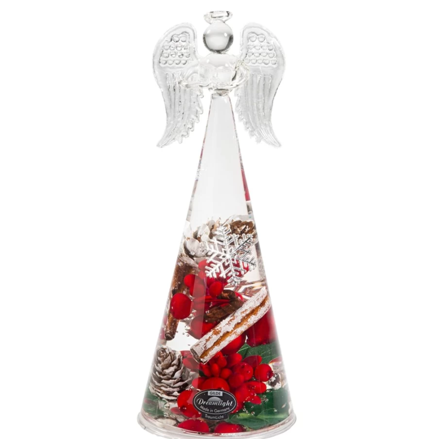 Käthe Wohlfahrt Dreamlight "Noel" Angel Medium Christmas Ornament - Handcrafted Collectible Holiday Decoration