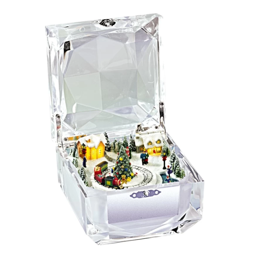 "Käthe Wohlfahrt Winter Village Music Box – Handcrafted German Christmas Collectible"