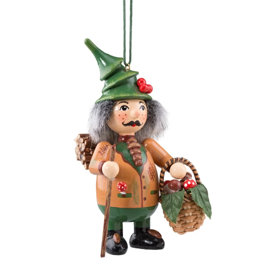 Käthes Original Wooden Forest Spirit Figurine - Handcrafted Wooden Buddy Decor