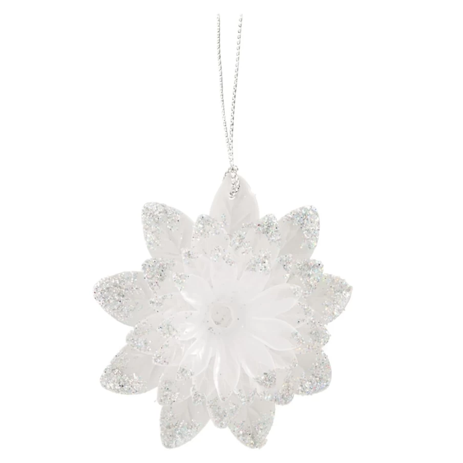 Käthe Wohlfahrt Ice Flower - Handcrafted German Christmas Decoration