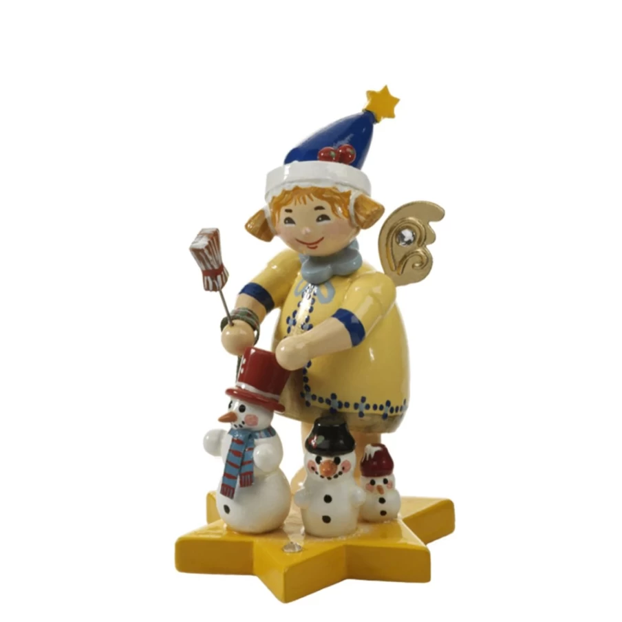 Käthes Original Annual Angel 2011 "Snowman Parade" Christmas Collectible Figurine