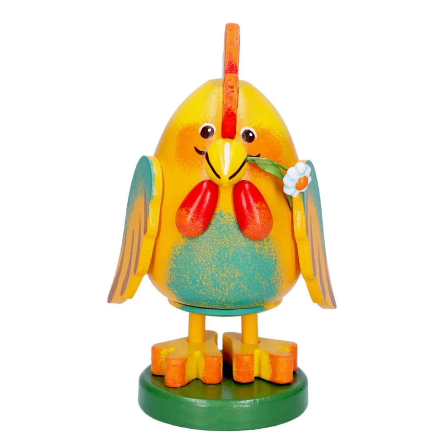 "Käthes Original Smoky Rooster Figurine – Handcrafted Decorative Collectible"