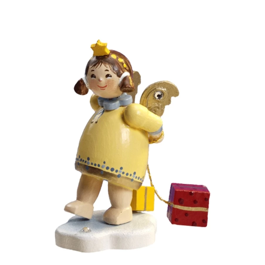 "Käthe Wohlfahrt Original Angel With Gifts - Handcrafted German Christmas Collectible"