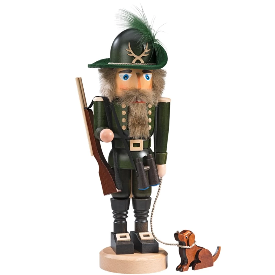Christian ULBRICHT 15 Inch Nutcracker "Forester" Handcrafted Christmas Decoration