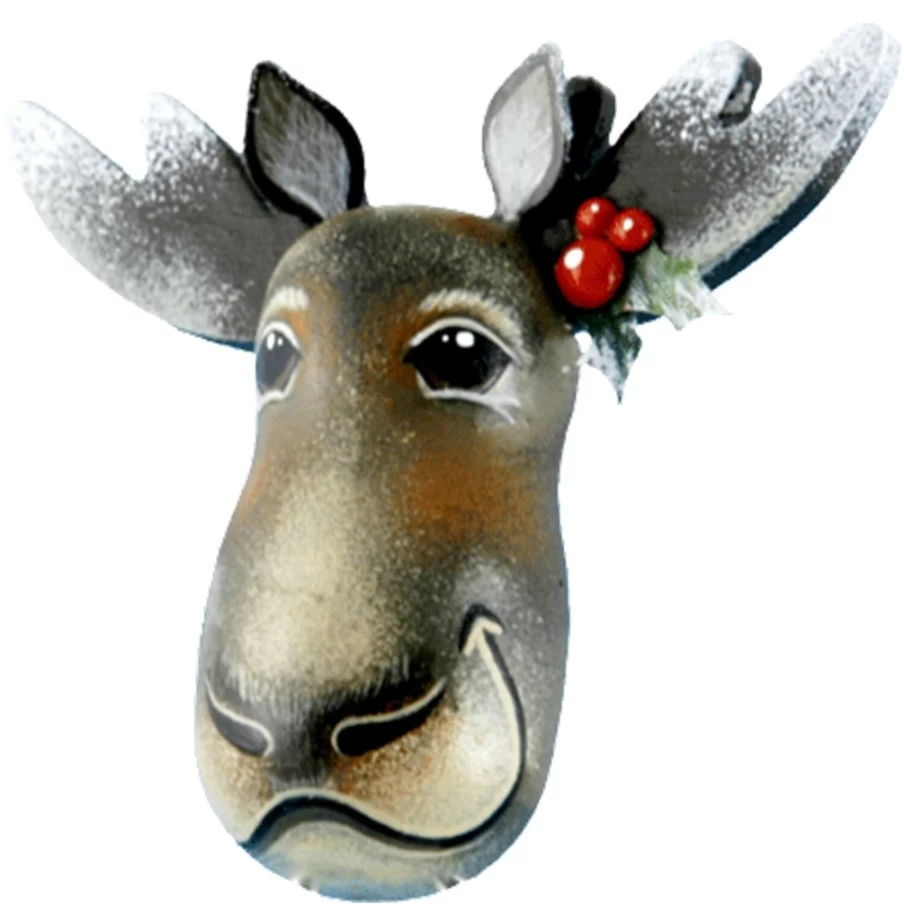 Käthes Original Reindeer Magnet - Handmade Christmas Decoration
