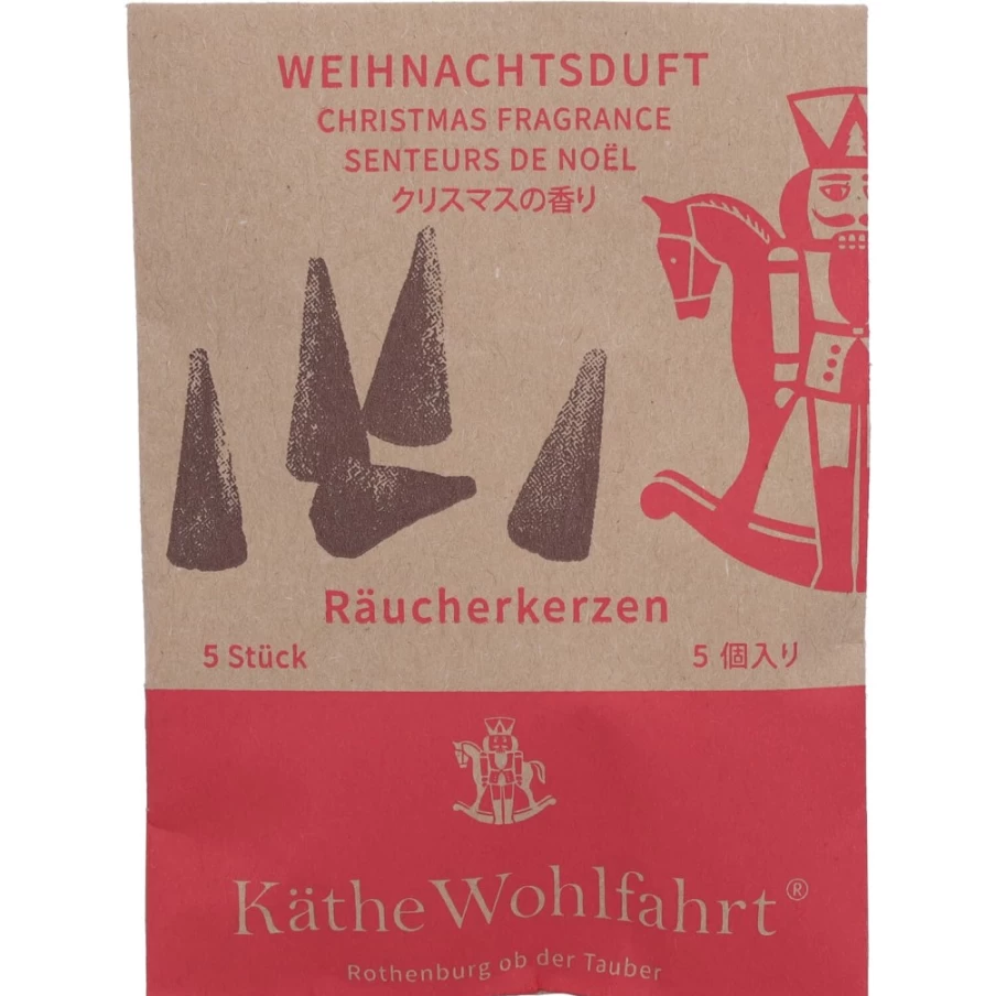 Käthe Wohlfahrt Christmas Scented Incense Cones - Large Pack, Festive Aromas for Holidays