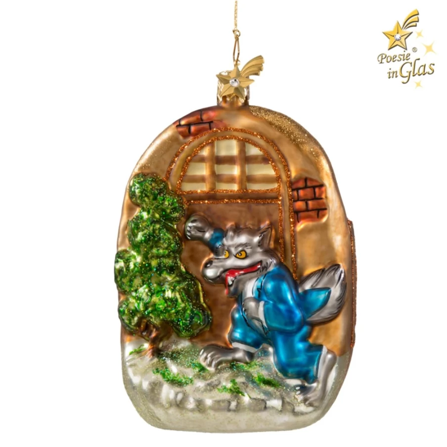 "The Wolf and the Seven Young Kids - Poesie in Glas Fairy Tale Storybook"