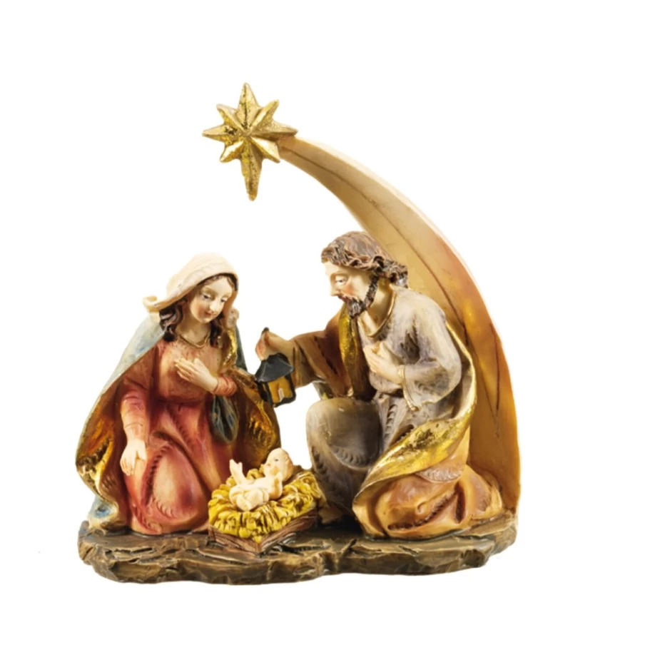 "Käthe Wohlfahrt Holy Family Christmas Ornament – Handcrafted German Collectible"