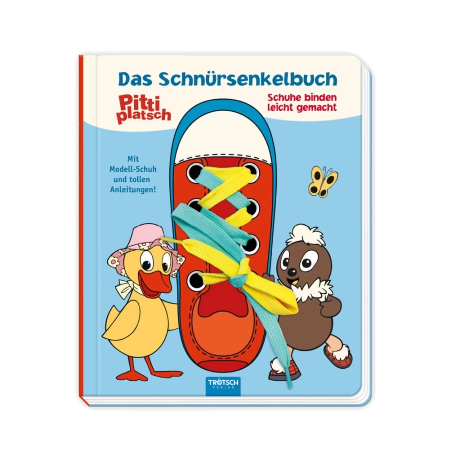 "Trötsch Verlag Shoelace Book – Pittiplatsch Children's Story"