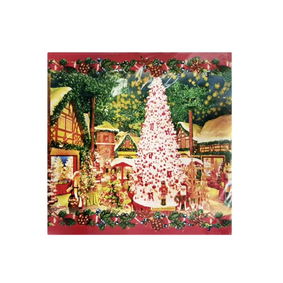 "Käthe Wohlfahrt Christmas Village Themed Paper Napkins – Festive Holiday Dining Decor"