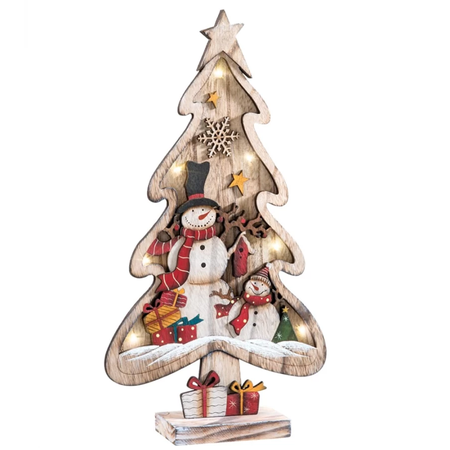 "Käthe Wohlfahrt Handcrafted Wooden Fir Tree Figurine – Christmas Decoration"