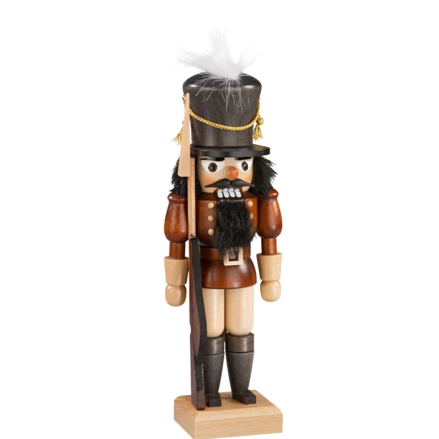 Christian ULBRICHT Nutcracker "Soldier" - 11.8 Inch Handcrafted Christmas Decoration