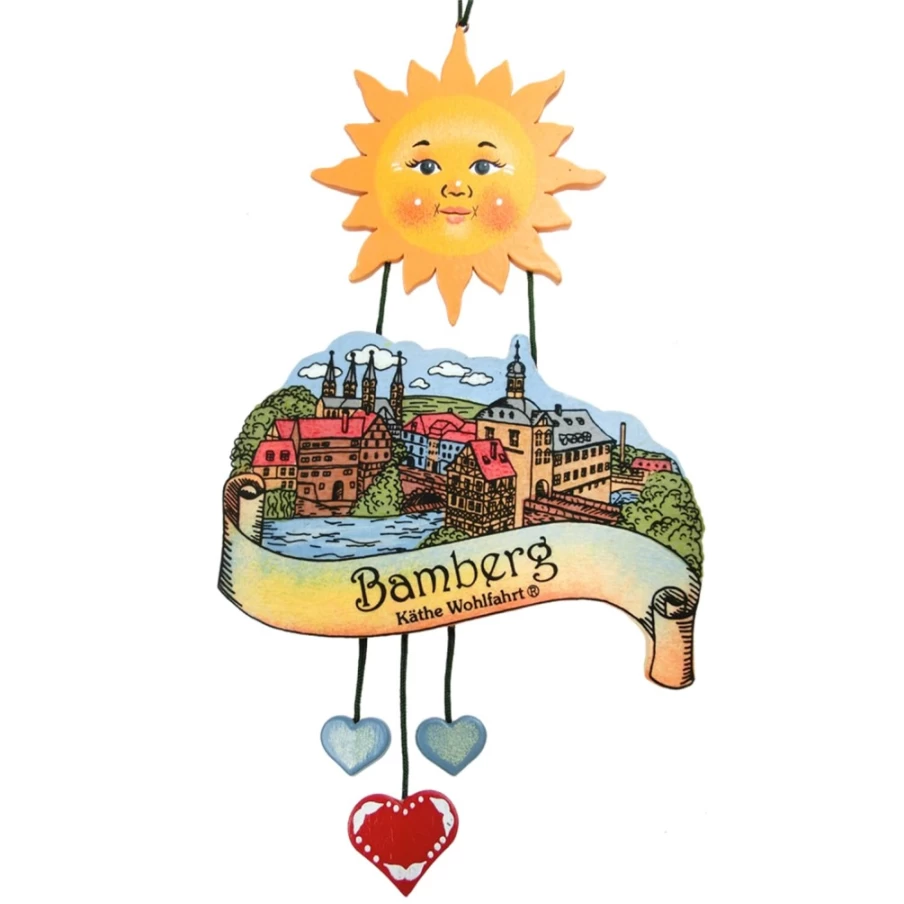 Käthe Wohlfahrt Original "Bamberg" Christmas Ornament - Handcrafted German Decoration