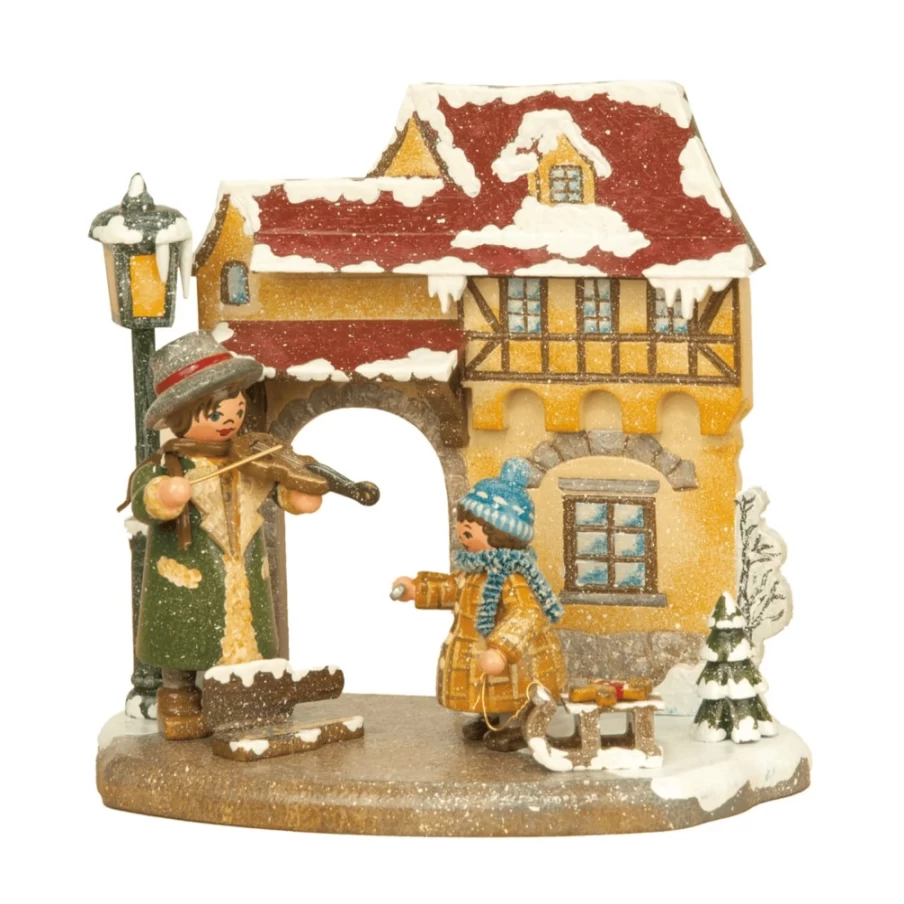 "Hubrig Volkskunst Winter Season Collectible - Timeless Folk Art Treasures"