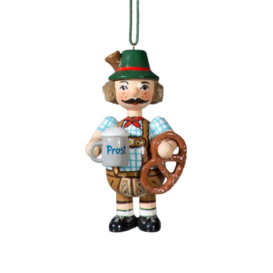 "Käthes Original Bavarian Wooden Buddy Handmade German Decorative Figurine"