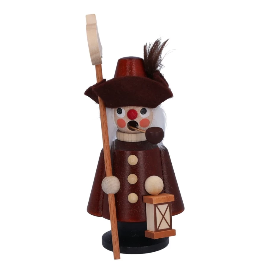 Christian ULBRICHT Nightwatchman Incense Smoker - Handcrafted German Smoking Man Figurine for Home Decor