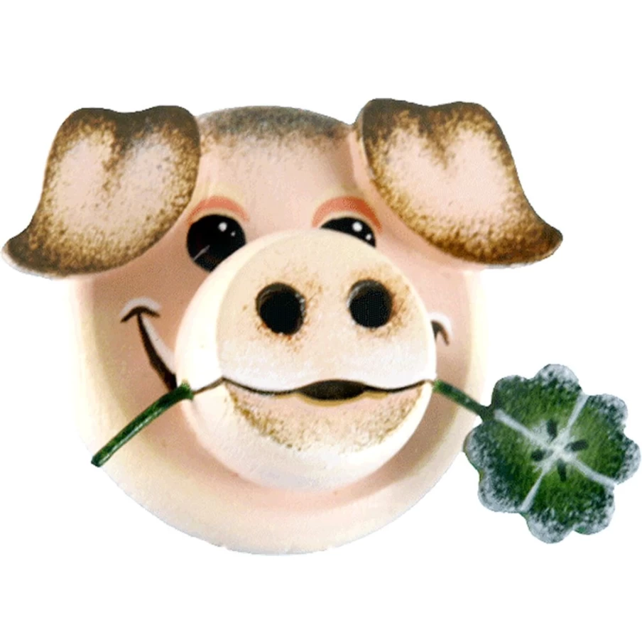 Käthes Original Pig Magnet - Handmade Decorative Fridge Magnet for Animal Lovers
