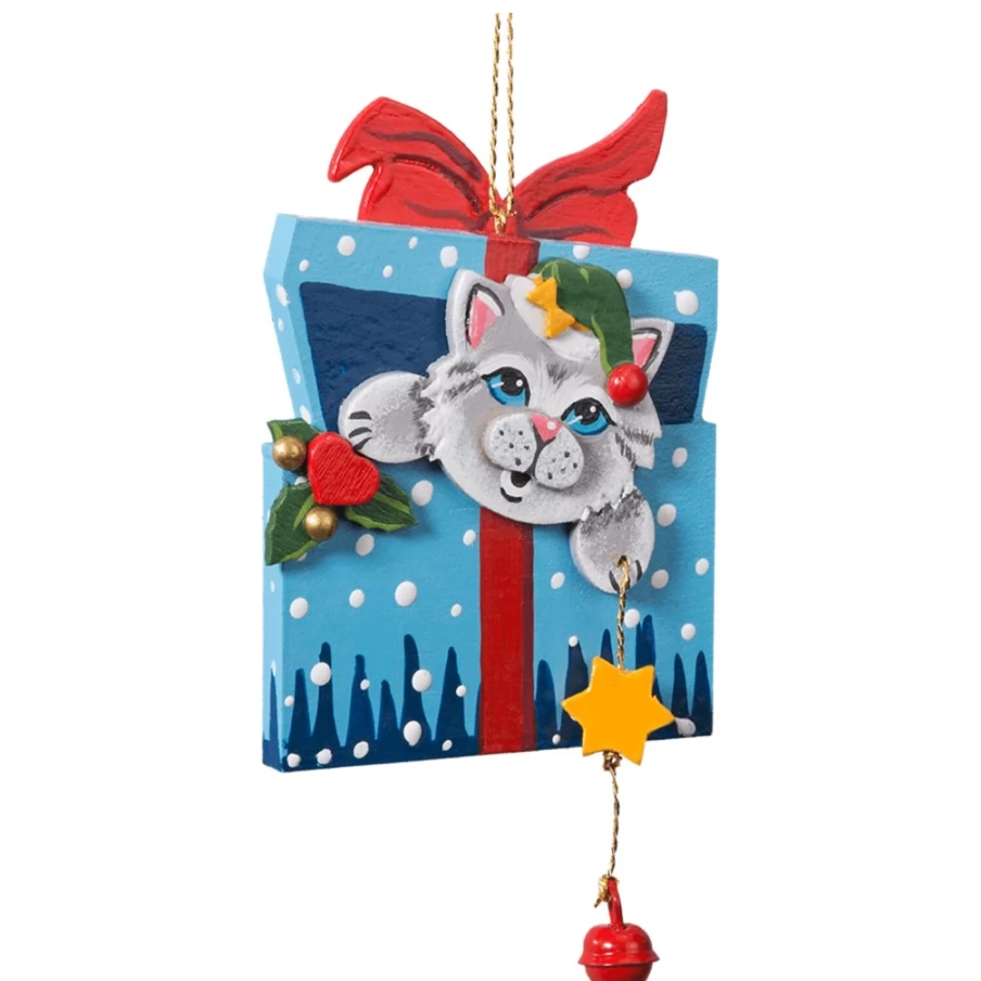 "Käthes Original Kitty's Christmas Surprise - Festive Holiday Collectible"