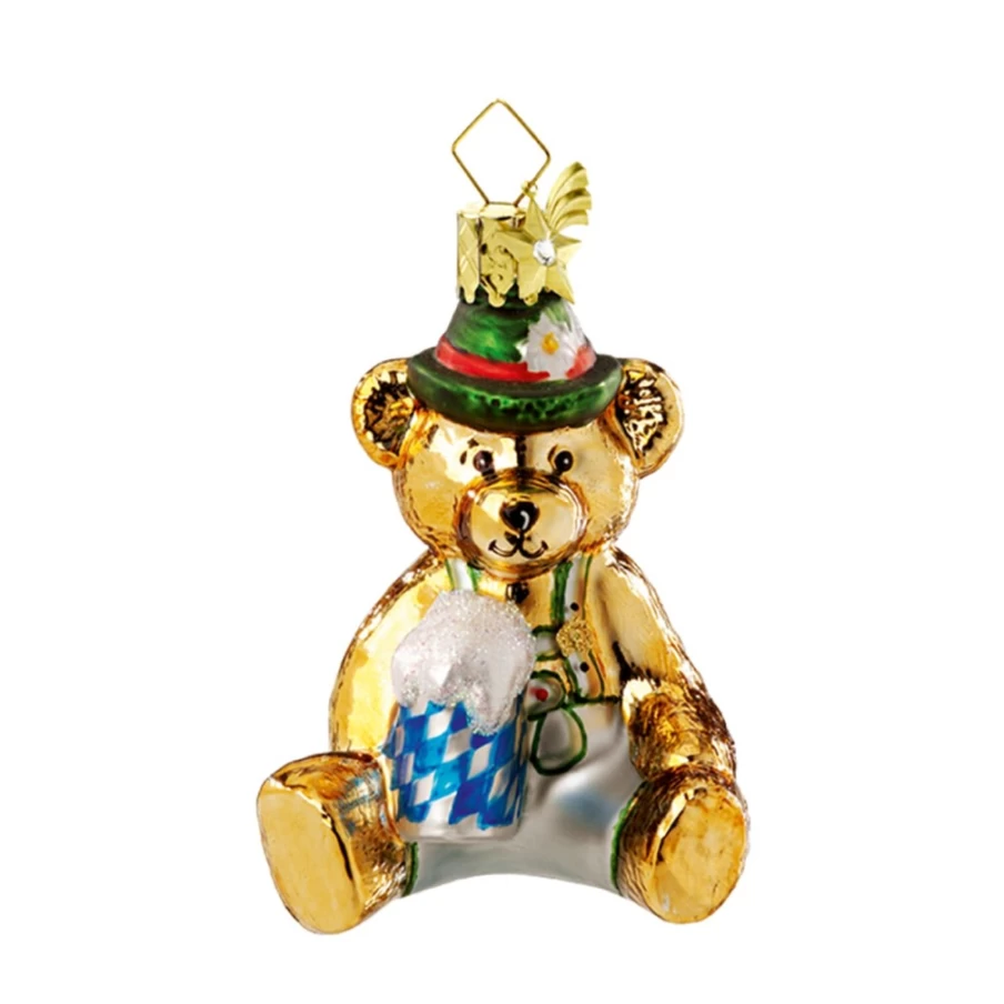 "Poesie in Glas Bavarian Bear - Handcrafted Collectible Figurine"