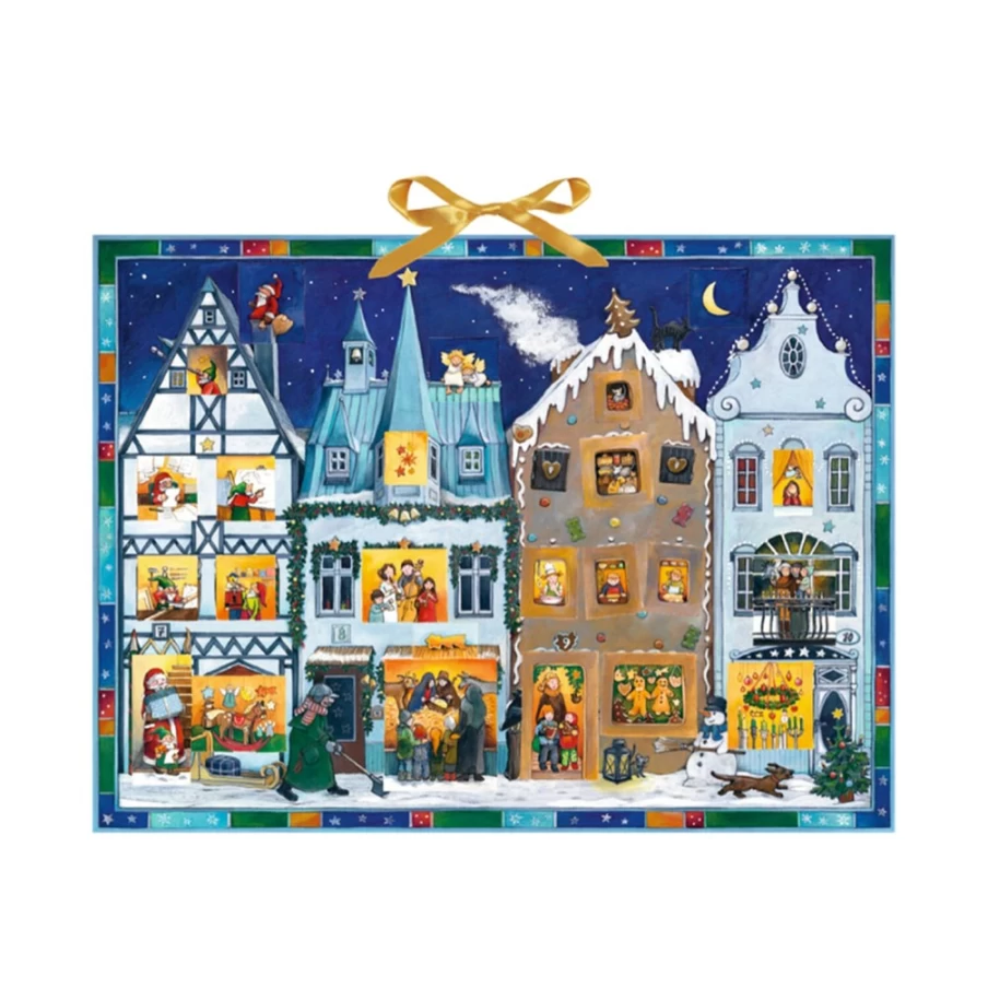 Käthe Wohlfahrt Christmas Street Advent Calendar - Festive Holiday Countdown Decor