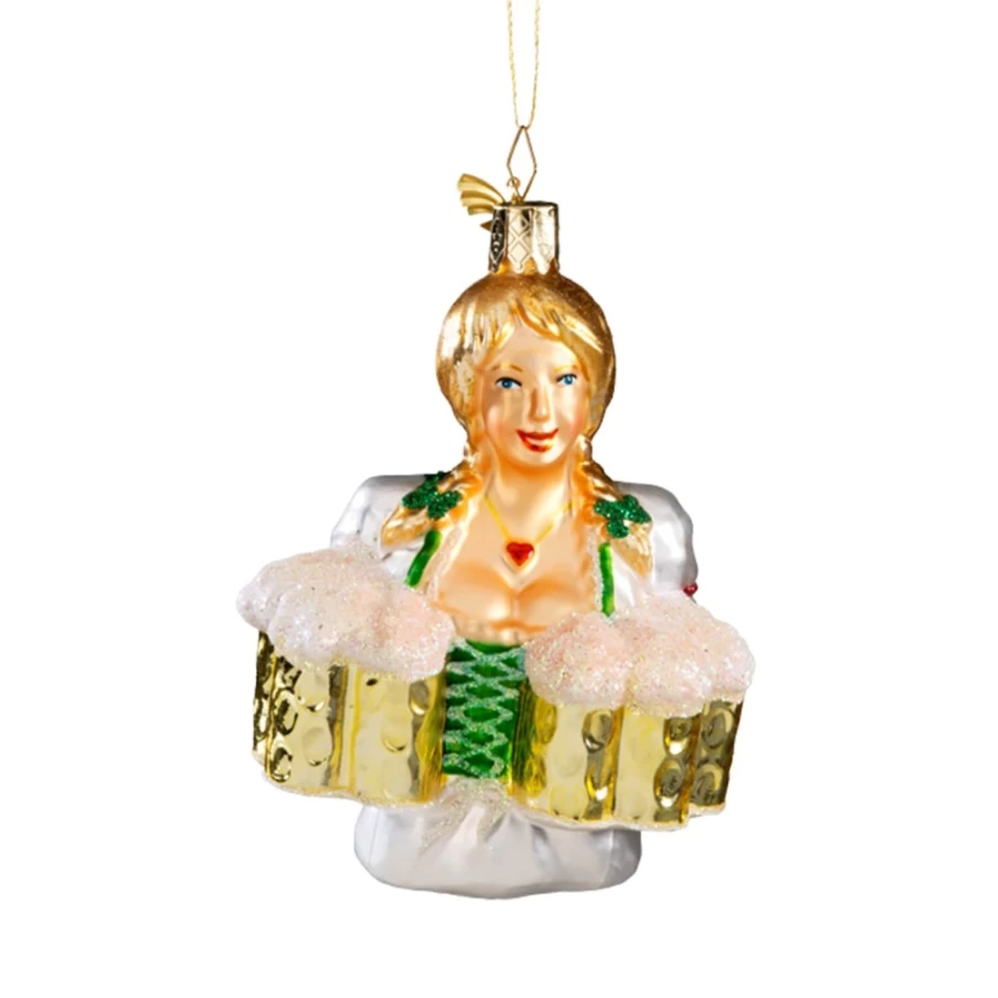"Poesie in Glas Oktoberfest Beer Maid Costume – Traditional German Waitress Dress for Festival"