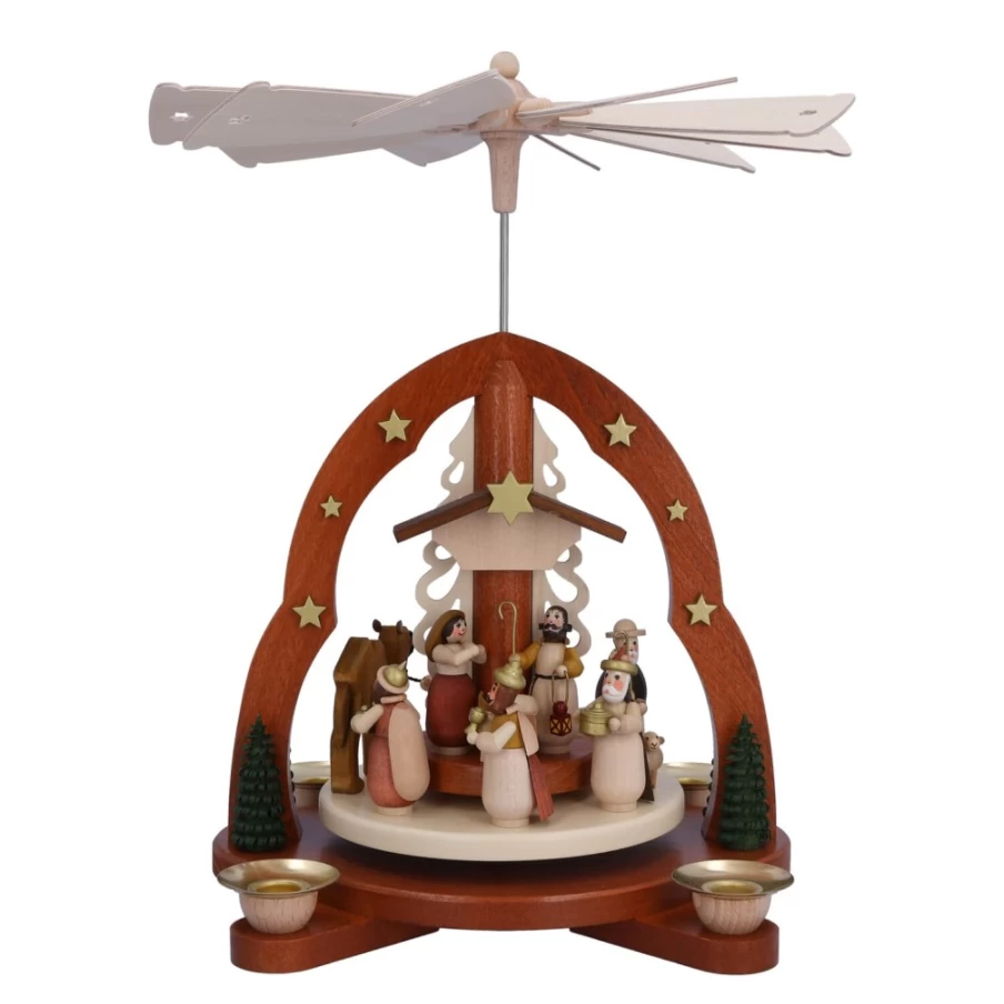 Käthe Wohlfahrt Original Pyramid "Manger Scene" Christmas Nativity Decoration