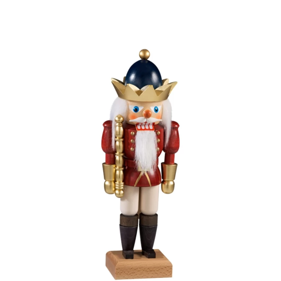 "Christian ULBRICHT King Nutcracker - 10.7 Inch Red Christmas Decoration"