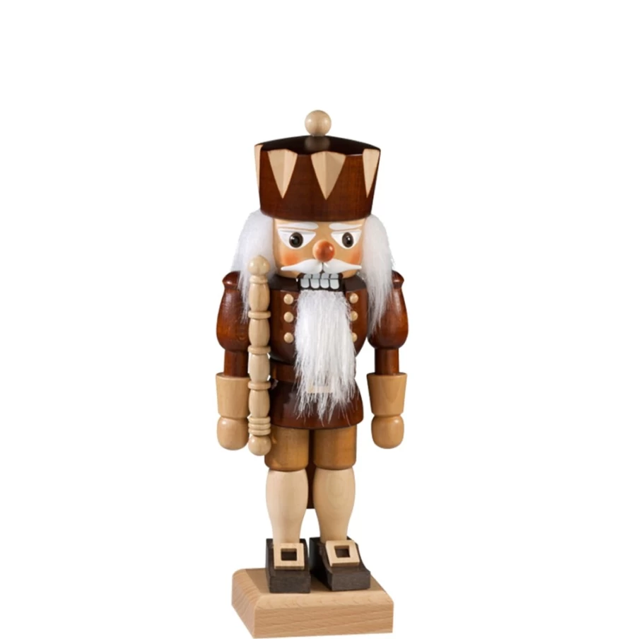 Christian ULBRICHT Nutcracker King Handcrafted 10.6 Inch Wooden Christmas Decoration