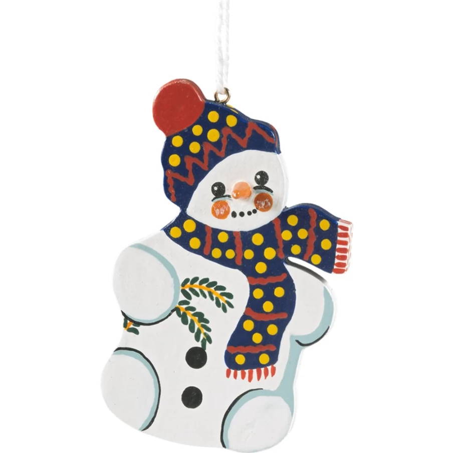 "Käthes Original Snowman - Handcrafted Christmas Decoration for Holiday Decor"