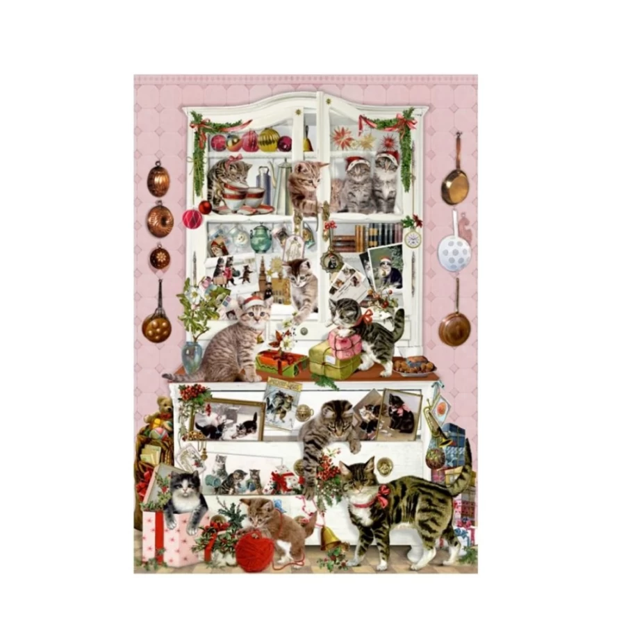 "Käthe Wohlfahrt Advent Calendar 'Advent Cats' - Festive Christmas Countdown with Feline Friends"