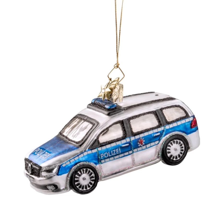 Poesie in Glas Police Car Model - Collectible Miniature Vehicle for Enthusiasts
