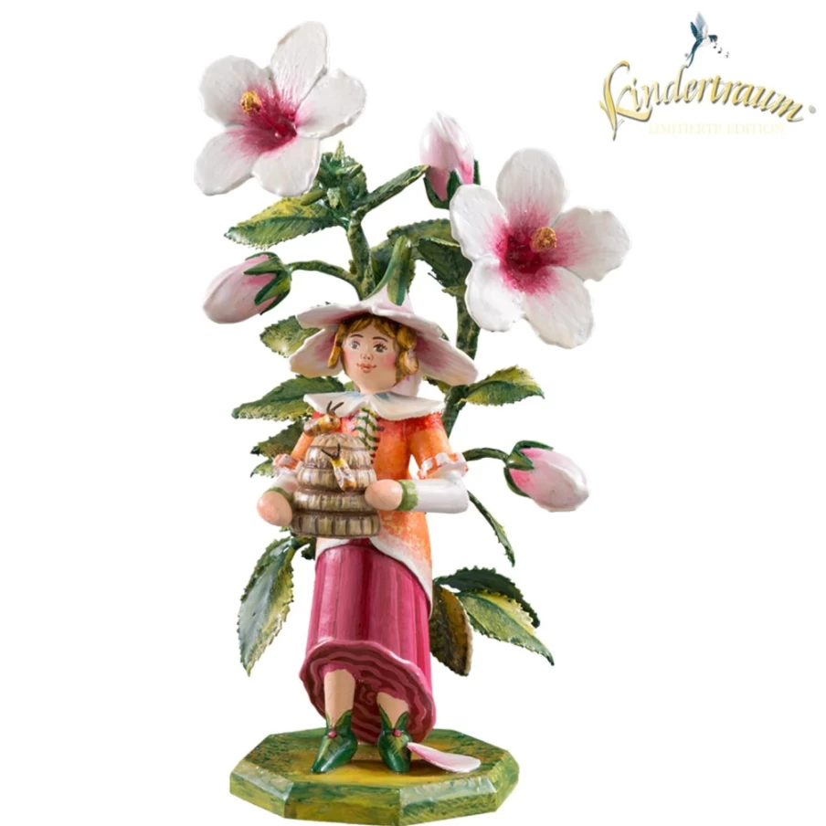 Kindertraum Hibiscus Girl Annual Collectible Figurine 2017 - Limited Edition Ceramic Statue