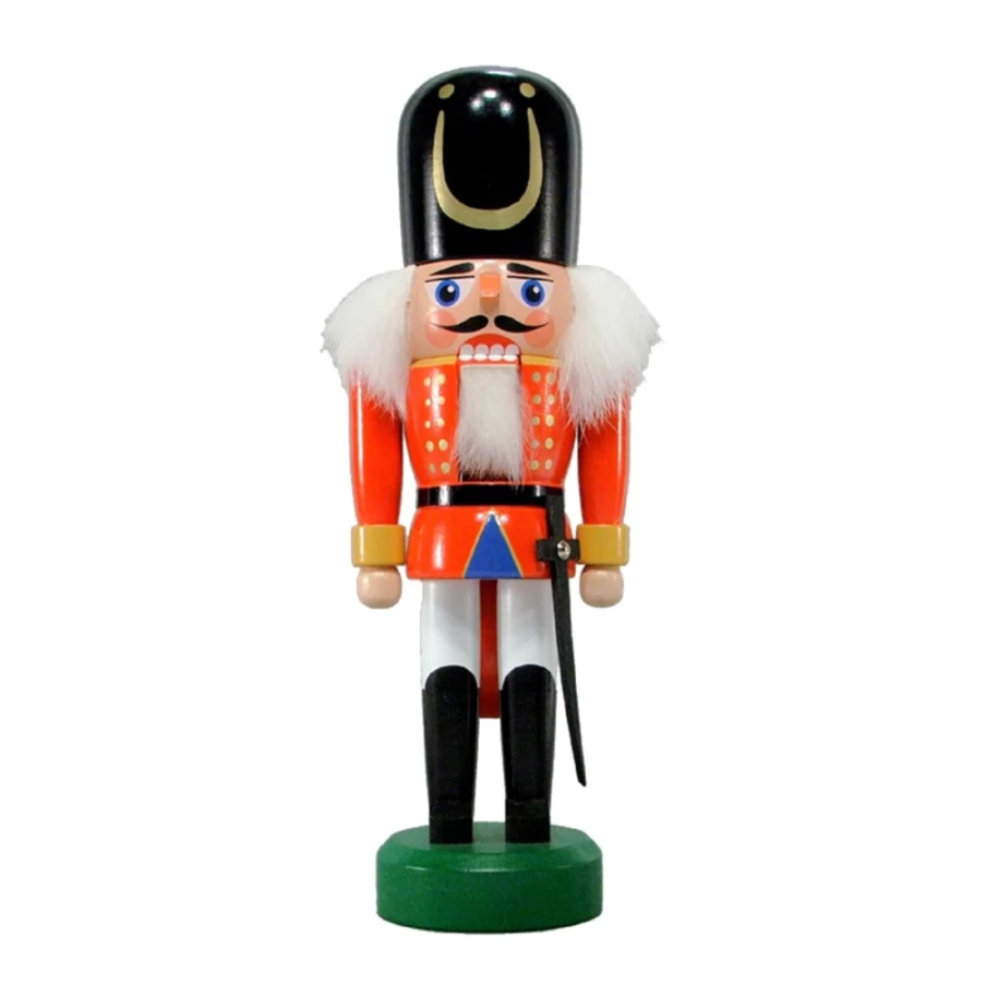 HODREWA 9.1-Inch Sovereign Soldier Nutcracker - Decorative Christmas Figurine