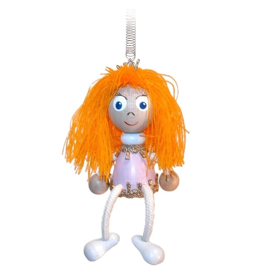 Käthe Wohlfahrt Swinging Princess Figurine - Handcrafted German Christmas Decoration