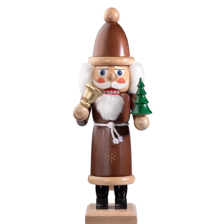 HODREWA Brown Santa Claus Nutcracker Christmas Decoration for Holiday Decor