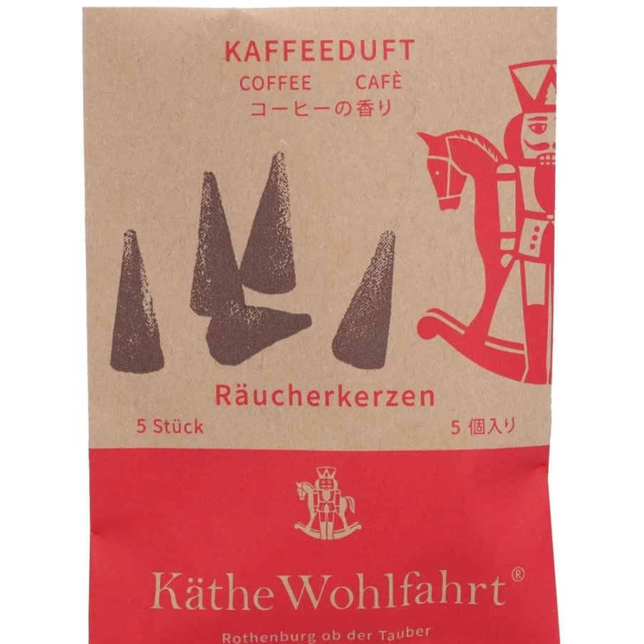 Käthe Wohlfahrt Aromatic Coffee Scented Incense Cones for Home Fragrance