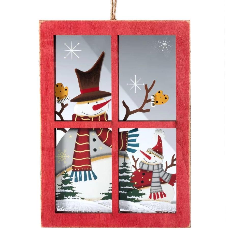 Käthe Wohlfahrt Winter Time Deco Window - Handcrafted German Christmas Ornament
