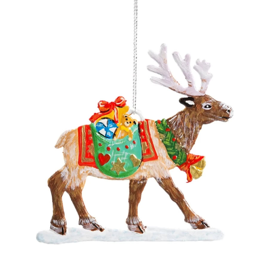 "Käthes Original Reindeer - Handcrafted Christmas Decoration & Collectible Figurine"